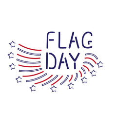 Vector illustration of Flag day