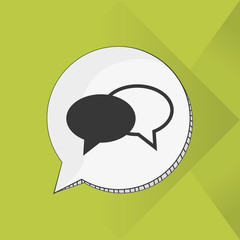 social network design. media icon. Flat illustration, vector graphic