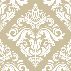 Seamless Vector Wallpaper in the Style of Baroque