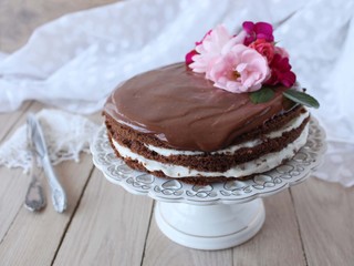 The Rococoa Cake, Delicious chocolate cake.