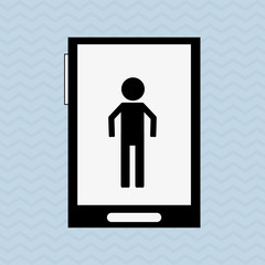 Communication design. Media icon. Flat illiustration, vector graphic