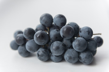 Bunch of dark grapes