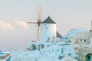 Oya. White windmills.