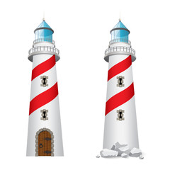 Lighthouse towers