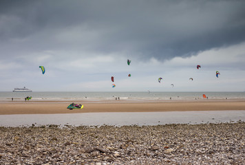 sportif sur la plage