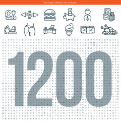 Great set of line icons