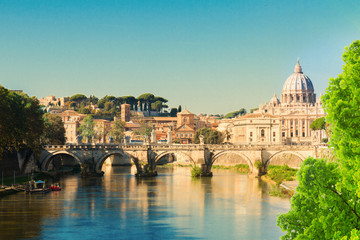 St. Peter's cathedral over bridge 