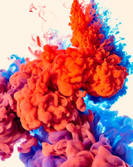 Fototapeta premium Abstract paint splash background