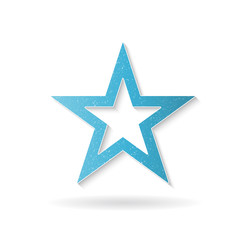 Shiny Star logo. Vector graphic design