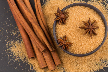 tropical brown sugar, anise, cinnamon