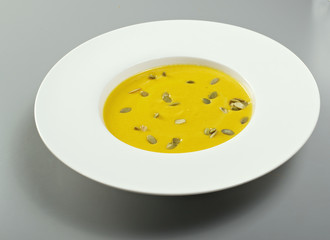 Roasted pumpkin  soup