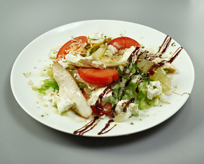 Italian salad with chicken