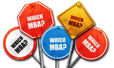 which mba, 3D rendering, rough street sign collection
