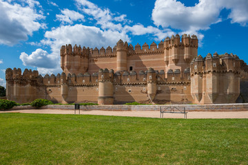 Fototapeta premium Coca Castle, Segovia Province, Castile-Leon (Spain)