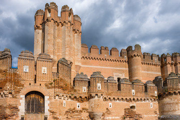 Fototapeta premium Coca Castle, Segovia Province, Castile-Leon (Spain)