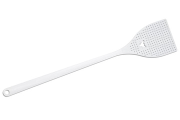 Plastic fly swatter to control insects