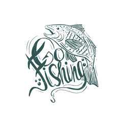 Hand drawn vintage quote :