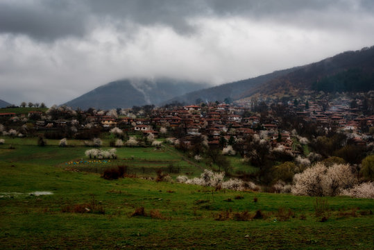 Spring in Zheravna village, Bulgaria