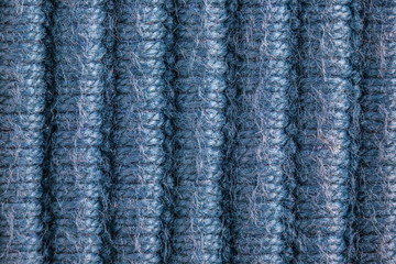 blue wool texture backgroung