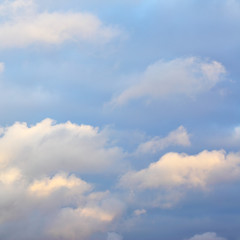 Obraz premium Autumn sky with clouds