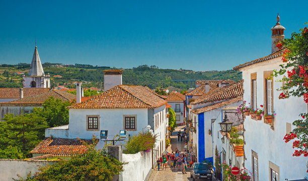 Old town of Obidos, Portugal