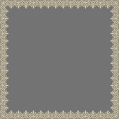 Floral Vector Fine Frame