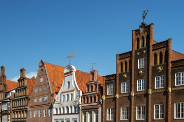 Obraz premium Giebelhäuser Lüneburg