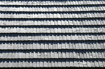 Old style wood tile on grazing light