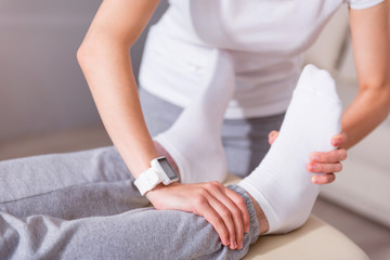 Obraz premium Modern rehabilitation physiotherapy