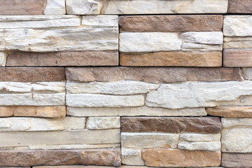Texture of rough stone brickwall