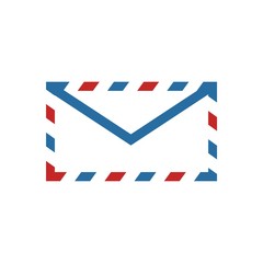Logo envelope mail address icon message newsletter symbol vector