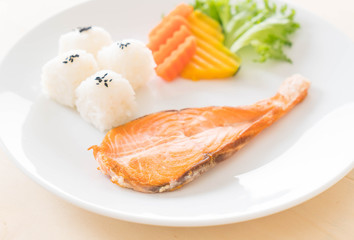 salmon steak