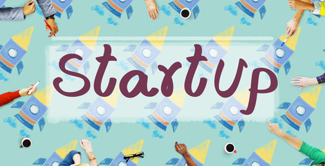 Start Up Launch Business Strategy Development Concept