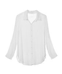 Fototapeta premium white woman long sleeve shirt