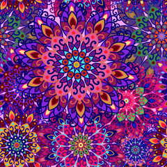 Mandala pattern for printing on fabric or paper.