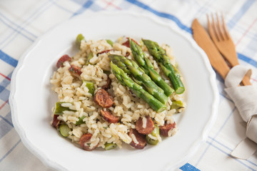 Spargel Risotto