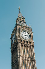 Fototapeta na wymiar The Clock Tower in London