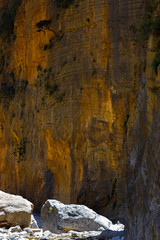 Samaria Gorge on Crete, Grece