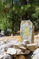 Samaria Gorge on Crete, Grece