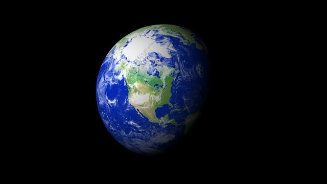4K Earth Zoom: Columbus - USA