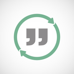 Reuse line art sign with  quotes