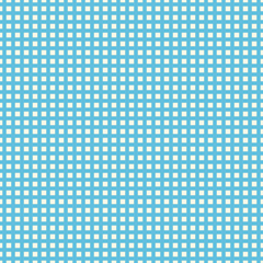 Seamless striped blue grid pattern. Abstract repeated crossing lines texture background.