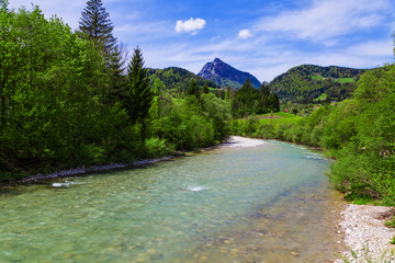 Landscape Scenery of high mountain Alps