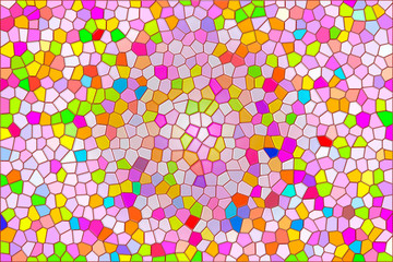 カラフルなモザイク模様