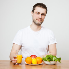 Healthy eating for man