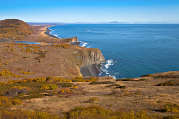 Autumn sea landscape