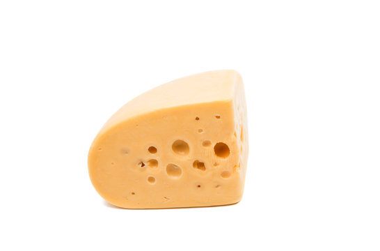 a large piece of cheese