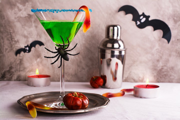 Halloween cocktail witch's brew