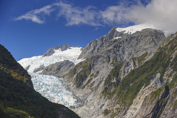 Fototapeta na wymiar Franz-Josef Gletscher Neuseeland Südinsel - glacier New-Zealand south island 