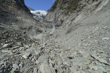 Fototapeta na wymiar Gletscher Franz Josef Neuseeland - Glacier New Zealand Franz-Josef